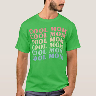 T-shirt Rétro Cool Vintage Maman Cool Mama Fête des Mères 