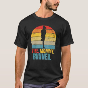 T-shirt Retro Coureur de maman de la femme
