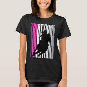 T-shirt Retro Cowgirl Anniversaire 38e Rodeo Cheval Queen