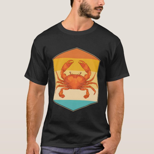 T-shirt Rétro crab (Devant)