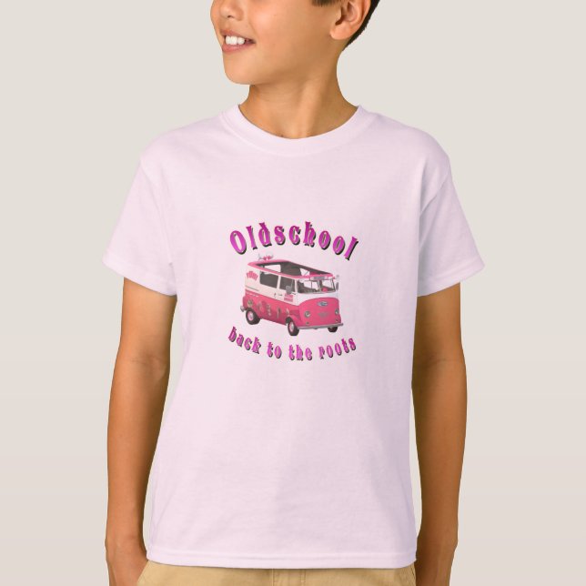 T-shirt Retro Crème de glace Van Oldschool Vibes Tee (Devant)