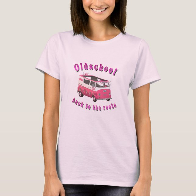 T-shirt Retro Crème de glace Van Oldschool Vibes Tee (Devant)