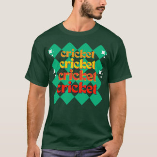T-shirt Retro Cricket