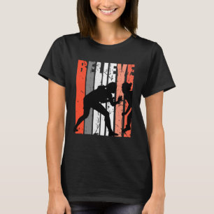 T-shirt Retro Croire l'équipe de lutte Femme lutteur Orang