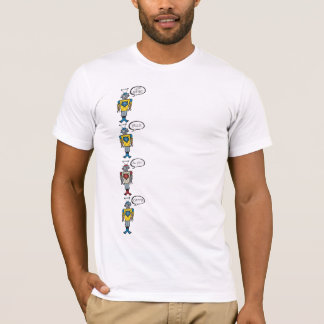 T-shirt Retro Cute Funny Jouet amusant Cartoon Talking Rob