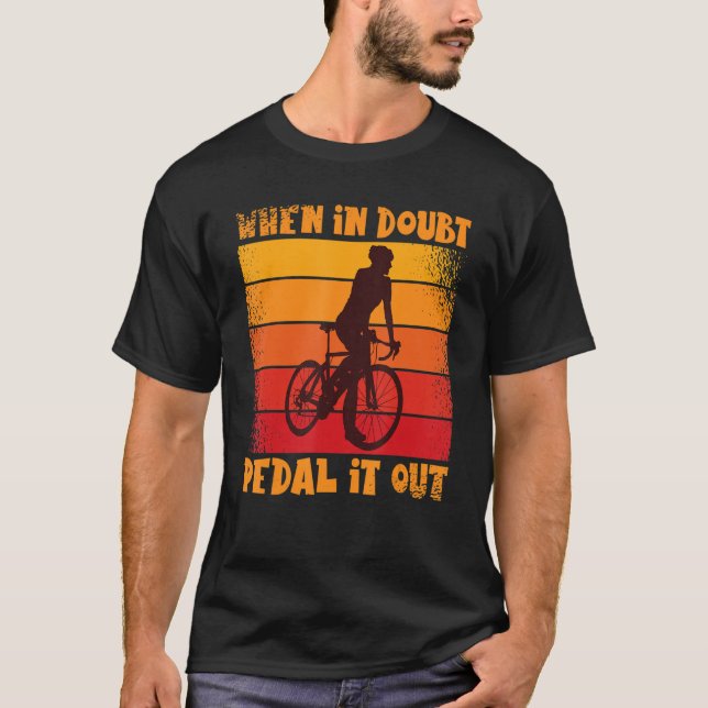 T-shirt Retro Cycologist Biking Cycling Racing Bicycle MTB (Devant)