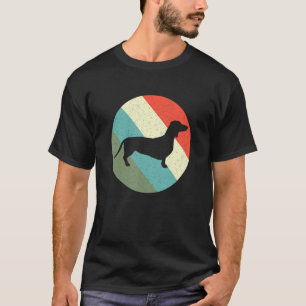 T-shirt Retro Dachshund Chien - Chien Vintage pour hommes