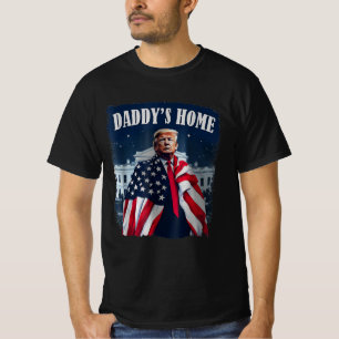 T-shirt Retro Daddy's Home 2024 Trump Take America Back
