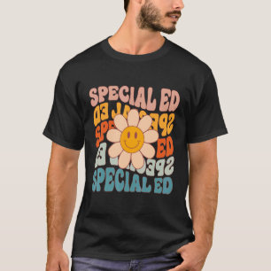 T-shirt Retro Daisy Enseignant d'enseignement spécial Supe