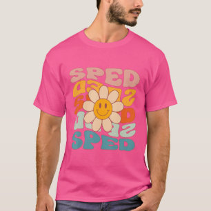 T-shirt Retro Daisy Enseignant d'enseignement spécial Supe