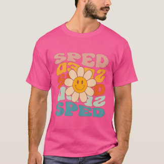T-shirt Retro Daisy Enseignant d'enseignement spécial Supe