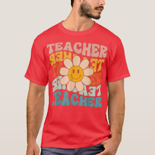 T-shirt Retro Daisy Super Coloré enseignant premier élève