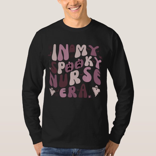 T-shirt Retro Dans Mon Époque Éffrayante D'Infirmière Hall (Devant)