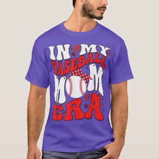 T-shirt Retro Dans Mon Époque Maman De Baseball