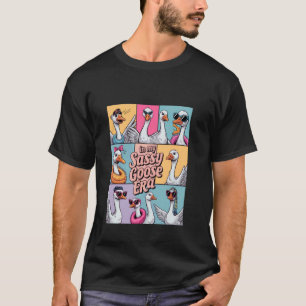 T-shirt Rétro dans mon ère de l'oie idiote drôle amateur d