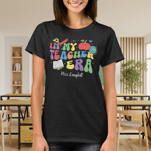 T-shirt Retro Dans mon ère d'enseignement personnalisé T-s