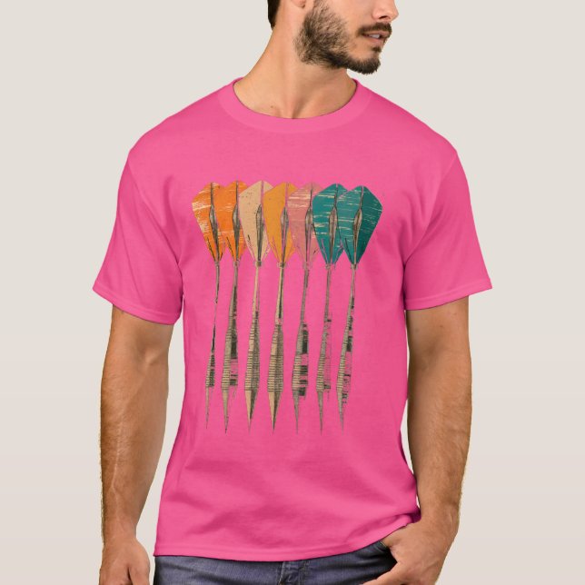T-shirt Retro Dart Lover (Devant)