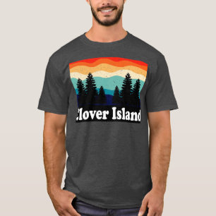 T-shirt Rétro de Clover Island Alaska