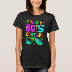 T-shirt Retro de la fête des années 80 C'est mon costume d