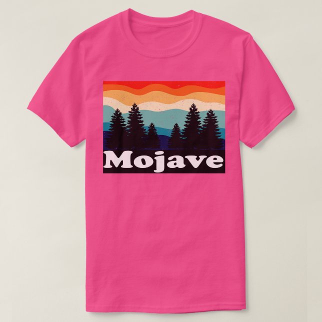 T-shirt Rétro de la réserve nationale de Mojave (Design devant)