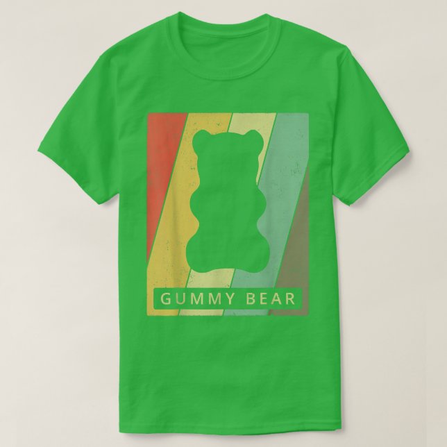 T-shirt Retro de l'ours vintage (Design devant)