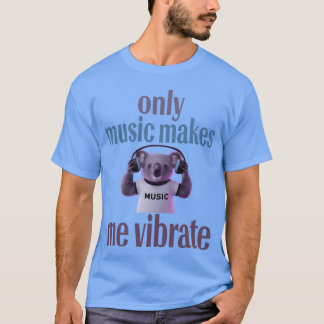 T-shirt rétro de musique koala