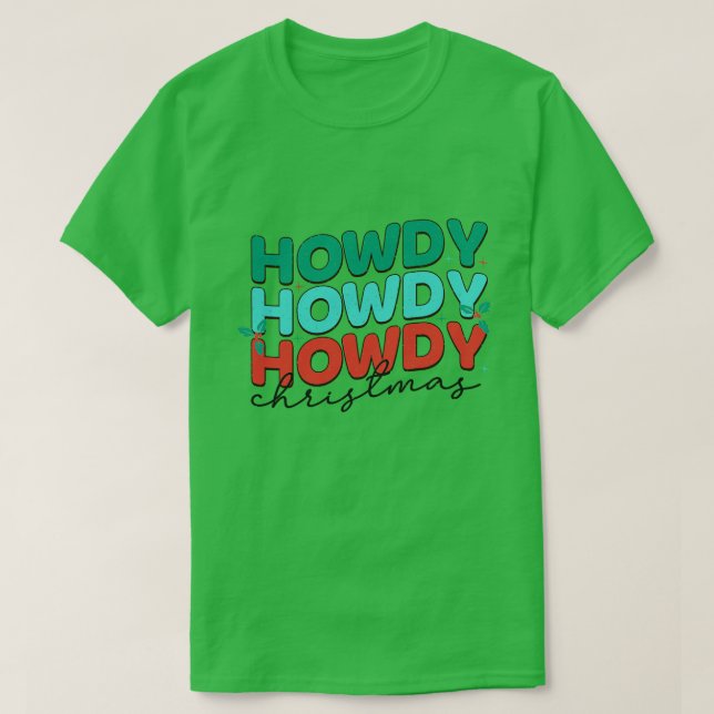T-shirt Rétro de Noël (Design devant)