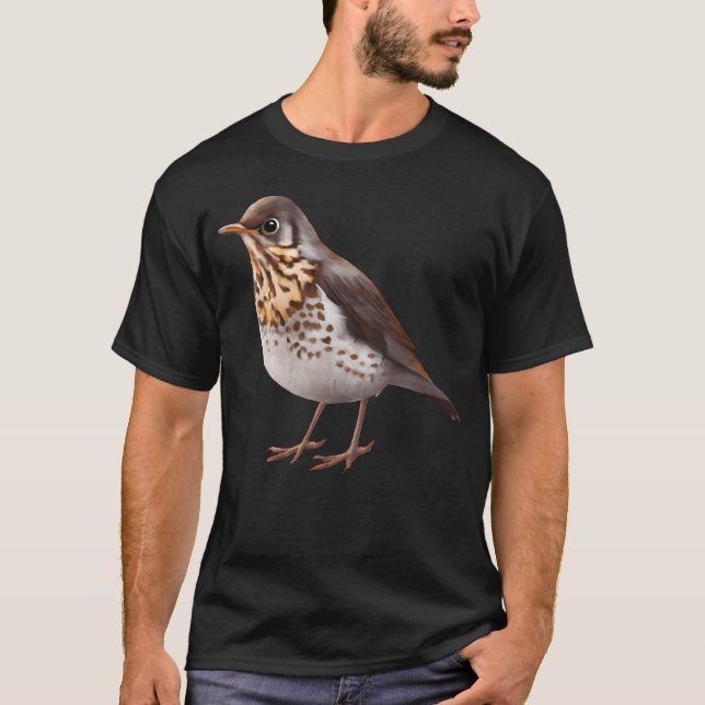 T-shirt Rétro de poulets (Devant)