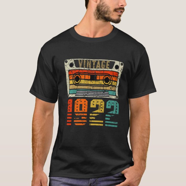 T-shirt Rétro de Vintage 1922 (Devant)