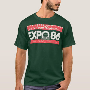 T-shirt Retro Defunct Expo 86 Worlds Fair Vancouver Canada