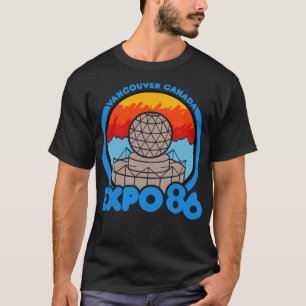 T-shirt Retro Defunct Expo 86 Worlds Fair Vancouver Canada