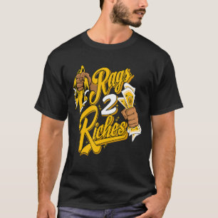 T-shirt Retro Del Sol 13s Tee Streetwear Rag 2 Riches 13 D