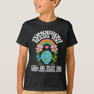 T-shirt Rétro Demain a Besoin de Vous 988 Prévention du Su