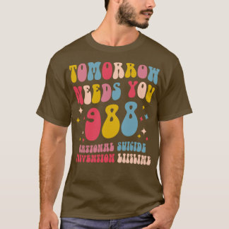 T-shirt Retro Demain A Besoin De Vous Sunshine Santé Menta