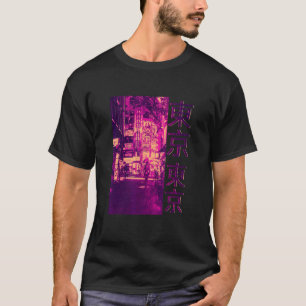 T-shirt Rétro des années 90 Lofi Tokyo Streetwear japonais