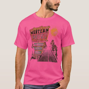 T-shirt Retro Desert Dreert Desert Travel Cactus Road West