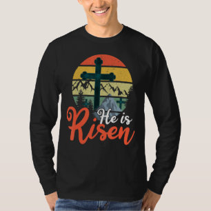 T-shirt Rétro Dieu Jésus Il Reste chrétien 2022 Joyeux Est