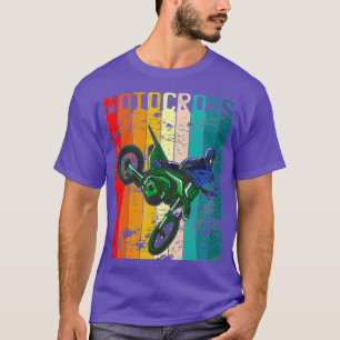 T-shirt Retro Dirt Vélo Cadeau Dirt Vélo Graphique Vintage