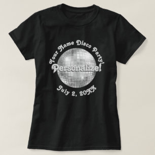 T-shirt Retro Disco Ball PERSONNALISÉ