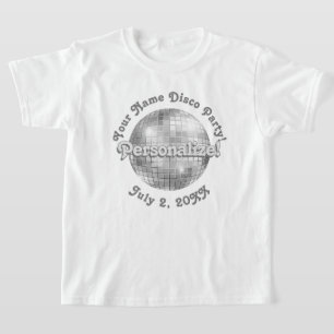 T-shirt Retro Disco Ball PERSONNALISÉ
