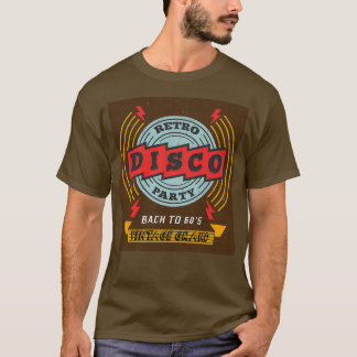 T-shirt Retro disco Triblend