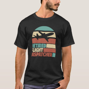 T-shirt Retro Dispatcher Police Retraité Vol Vintage Di
