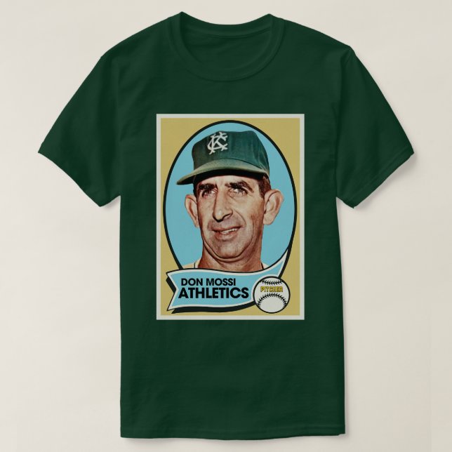 T-shirt Retro Don Mossi Baseball d (Design devant)