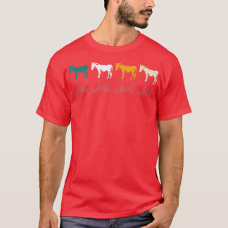 T-shirt Rétro Donkey Lover Fermier Animal de ferme Donkey