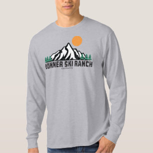 T-shirt Retro Donner Ski Ranch Sunset