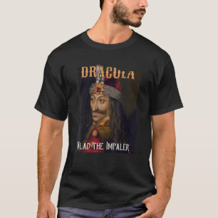 T-shirt Rétro Dracula Vlad L'Impaler - Vampire - Vlad Te