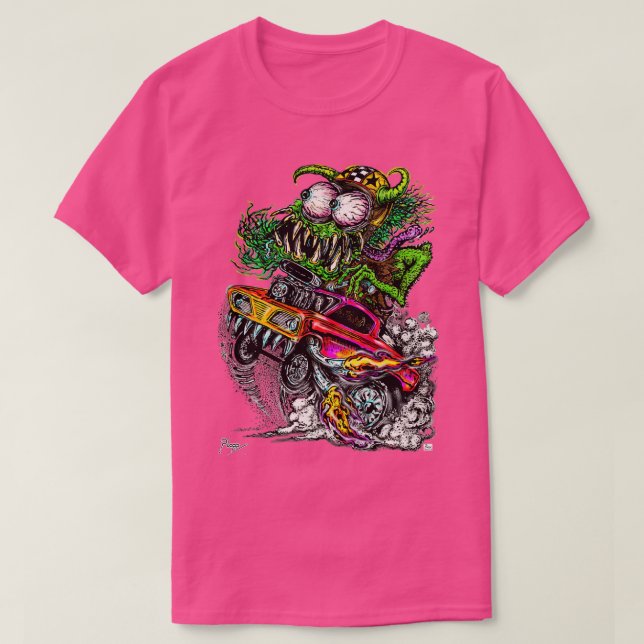 T-shirt Retro Drag Racing Hot Rod gasser (Design devant)