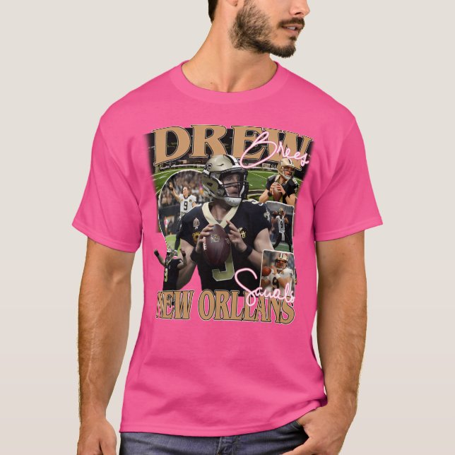 T-shirt Retro Drew Brees (Devant)