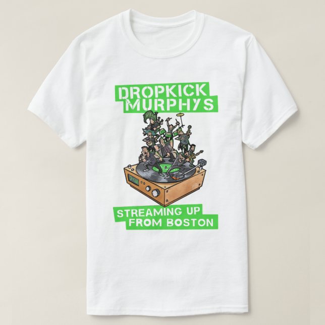 T-shirt Retro Dropkick Murphys Diffusant De Boston 20 (Design devant)
