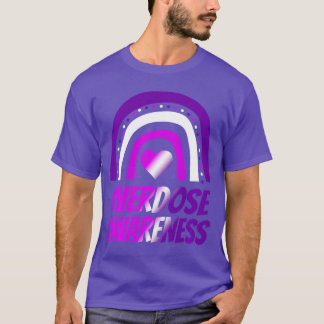 T-shirt Retro Drug Overdose Awareness Men Women Overdose F